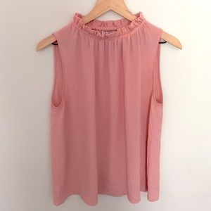 LOFT Outlet Pink Sleeveless Blouse